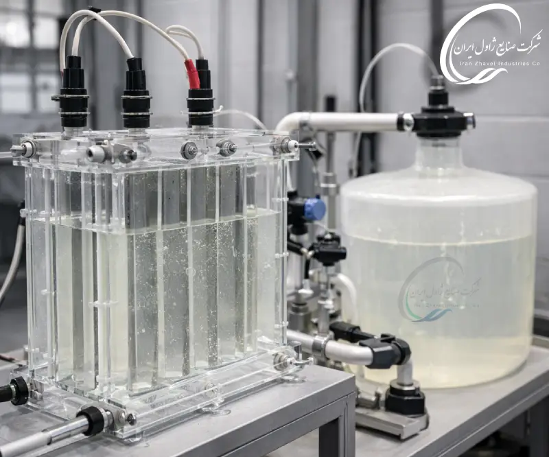استفاده از سلول های الکترولیز در تولید آب ژاول