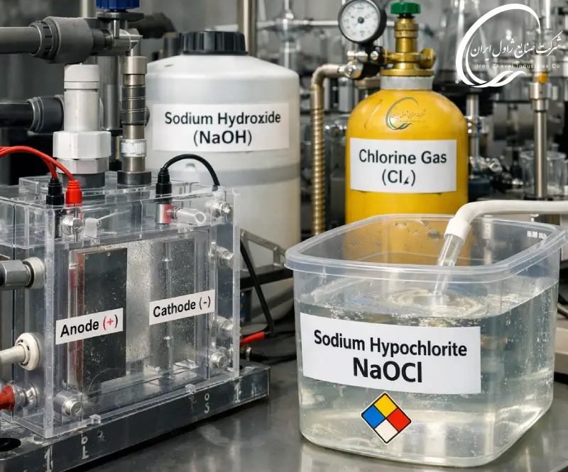 فرآیند تولید آب ژاول