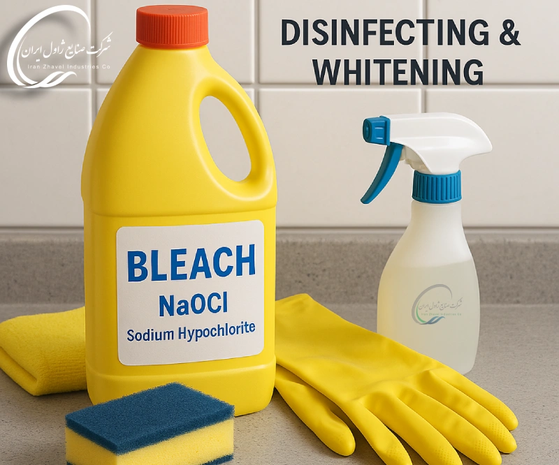 نقش آب ژاول به عنوان ضدعفونی کننده و سفیدکننده