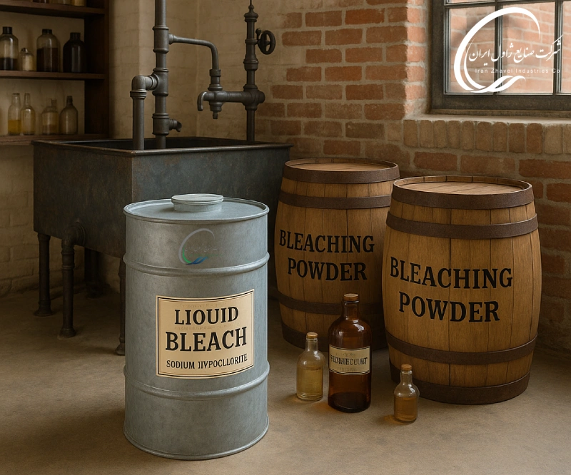 گسترش کاربرد آب ژاول در صنایع قرن 19 و 20